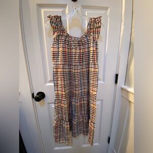Loft gingham sundress in generous size SP